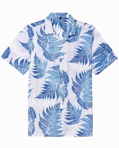 Nouvelle <span class=keywords><strong>Chemise</strong></span> Décontractée Imprimée Tendance pour Hommes – Vente Flash sur Plateforme Indépendante pour Vacances en Bord de Mer - Product Image 1