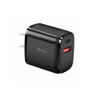 ที่ชาร์จเร็วแบบพับได้ 35W/20W PD พร้อมโลโก้สั่งทำพิเศษ, USB-C + USB, ปลั๊กพับได้, ระบบป้องกันหลายชั้น, ได้รับมาตรฐาน ETL/FCC/CE/PSE/RoHS, รองรับปลั๊ก US/EU/UK/KR - Product Image 2