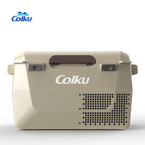 <span class=keywords><strong>Prix</strong></span> d'usine Réfrigérateur de voyage personnalisé 26L Mini réfrigérateur de voiture à double zone 12V avec compresseur pour le <span class=keywords><strong>camping</strong></span> en plastique - Product Image 1