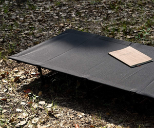 Портативная складная кровать черная легкая алюминиевая трубка + 600D оксфордская ткань для кемпинга - Product Image 6