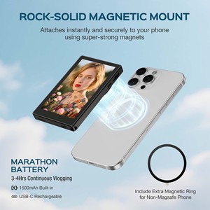 อะแดปเตอร์บลูทูธไร้สาย Amazear สำหรับ DJI Osmo Pocket 3 และ PS5 รองรับการส่งสัญญาณภาพ HD สำหรับกล้องเซลฟี่และจอมอนิเตอร์ - Product Image 6