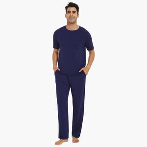 ชุดนอนผู้ชายผ้าเนื้อนุ่ม ชุดลำลองใส่สบาย ชุดนอนลำลองผู้ชาย ชุดนอนผ้าฝ้ายผู้ชาย - Product Image 2