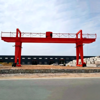 Grue portique à double poutre de 160 tonnes avec moteur et boîte de vitesses PLC pour levage de ponts