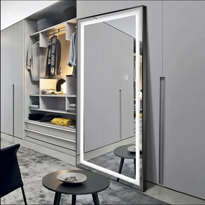 <span class=keywords><strong>Espejo</strong></span> <span class=keywords><strong>de</strong></span> Pared Moderno con Iluminación LED <span class=keywords><strong>de</strong></span> <span class=keywords><strong>Cuerpo</strong></span> <span class=keywords><strong>Entero</strong></span>, <span class=keywords><strong>Espejo</strong></span> <span class=keywords><strong>de</strong></span> Pie Grande con Interruptor Táctil, <span class=keywords><strong>Espejo</strong></span> <span class=keywords><strong>de</strong></span> Vidrio <span class=keywords><strong>de</strong></span> Longitud Completa con Luz LED para Sala <span class=keywords><strong>de</strong></span> Estar - Product Image 5