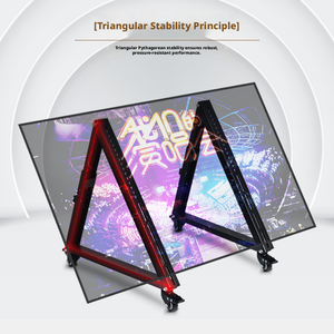 Carrello Mobile JIANGHAO <span class=keywords><strong>Nb</strong></span> Ava1500 con Rotazione a 360 Gradi, Capacità 200 lbs, Acciaio SPCC, Certificato ULGS, Supporto TV per Schermi 55-70 Pollici - Product Image 4