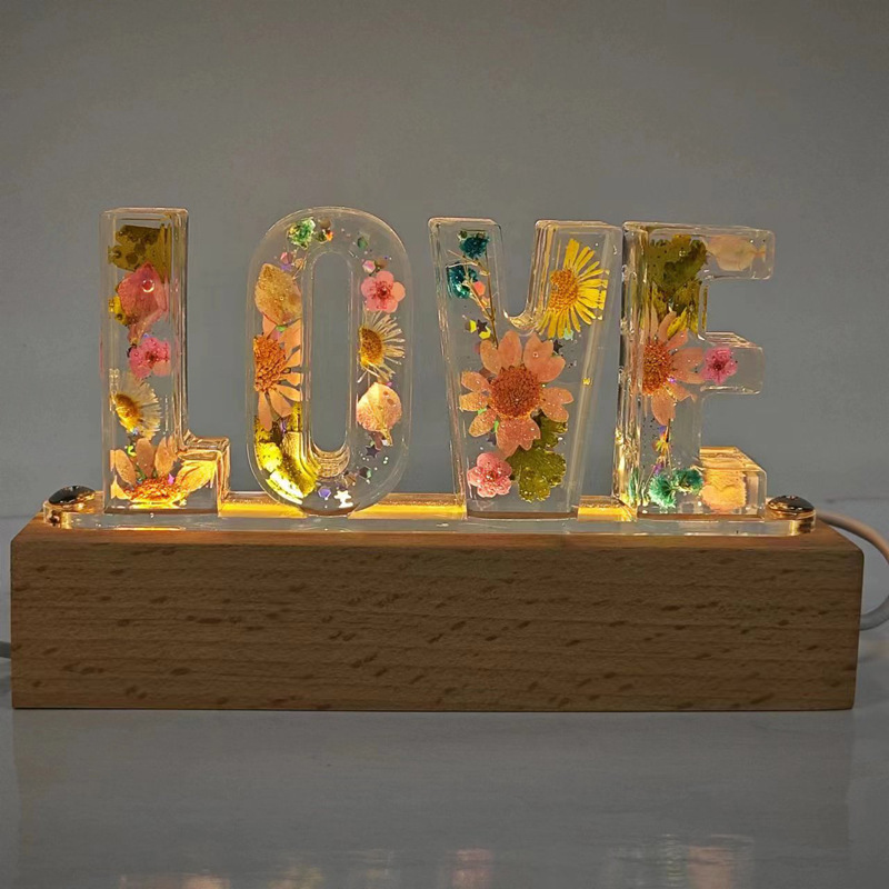 Custom Epoxy Resin Crafts Pressed Flower