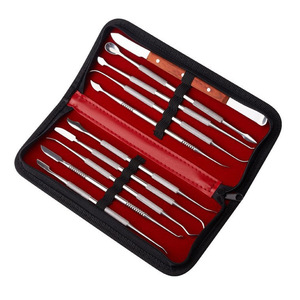 Dental Carving Tool Set Stainless Steel 10 Piece Portable Oral Care Wax Knife Kit For Dental Technician - Product Image 5
