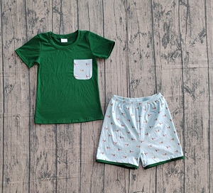 Conjunto de Ropa de Verano para Bebé Niño, Camiseta y Pantalones Cortos de Algodón y Spandex con Estampado de Patos, 2 Piezas, Estilo Casual, Nuevos Modelos RTS Boutique - Product Image 3