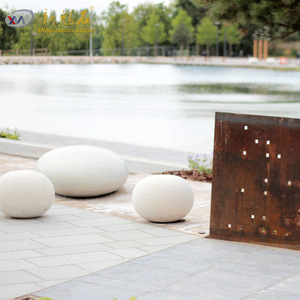 Nuevo Taburete de Piedra Mágica GRC, Muebles de Jardín para Exteriores - Product Image 1