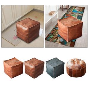 Boho marocchino rotondo Pouf Cover stile arte natale Pouf Pouf Ottoman per soggiorno arredamento per il matrimonio - Product Image 4