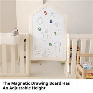 Cage de parc stable et sans déplacement pour bébé Parc jouet pour bébé Parc en plastique pour bébés - Product Image 6