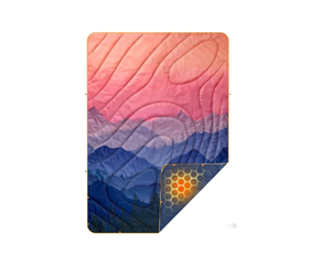 Couverture de voyage d'extérieur légère et compressible en duvet, résistante à l'eau, chaude et moelleuse, idéale pour le camping, la randonnée et les pique-niques - Product Image 1