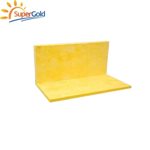 Matériaux d'<span class=keywords><strong>isolation</strong></span> thermique SuperGold, <span class=keywords><strong>laine</strong></span> <span class=keywords><strong>de</strong></span> <span class=keywords><strong>verre</strong></span> ignifuge, <span class=keywords><strong>plaque</strong></span> d'<span class=keywords><strong>isolation</strong></span> 32 kg/m3 - Product Image 1