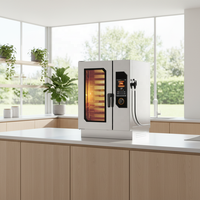 Kombi-Öfen Elektrischer Backofen Backschrank Kuchen Backen Pizza Rösten Süßkartoffel Rösten Kombi-Ofen Gewerblich für Restaurants