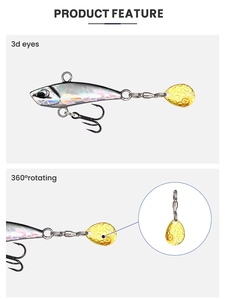 Leurre de pêche de haute qualité VIB appât rotatif métal Vibe leurre <span class=keywords><strong>Spinner</strong></span> métal jigging Jigbait leurre - Product Image 6