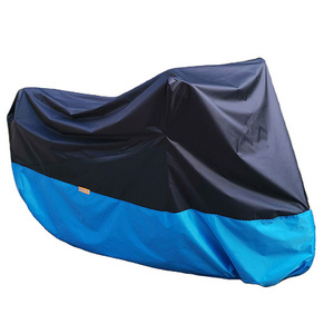 Housse de moto personnalisée 190T anti-UV, prix usine, imperméable, anti-poussière/pluie, avec trou pour clé, sac inclus, tailles LCMT10, pour T - Product Image 2