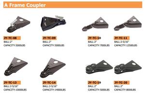 安全チェーン付き5000LBS調整可能ユニバーサル牽引バー - Product Image 6