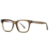 Monture de lunettes anti-lumière bleue et anti-UV en acétate imitation TR90 de style coréen, résistante aux chocs, pour un look urbain et discret