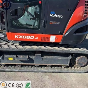 Original Kubota KX080-4 Used <b>Excavator</b> Hydraulic Construction <b>Machinery</b> 8000Kg Good Condition For Sale KX080-5 KX040-4 U35-4 - Product Image 3