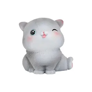 Cartoon Animal Kids Gift Home Decor Ornaments Cake Topper Car Toys Landscape Anime Mini Figures Cat