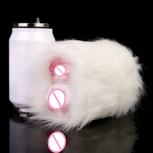 2 delik Masturbators yapay hayvan kedi vajinal erkekler için Masturbating fantezi aşk oyuncaklar seks bebek - Product Image 3