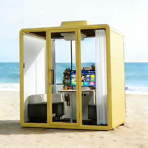 Bureau <span class=keywords><strong>de</strong></span> jardin design moderne, cabane <span class=keywords><strong>de</strong></span> bureau extérieure personnalisée, cabines <span class=keywords><strong>de</strong></span> bureau préfabriquées, maisons miniatures dans le jardin. - Product Image 1
