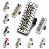 Diffuseur d'air rectangulaire pour l'intérieur de la voiture, clip de fixation pour grille d'aération, diffuseur de climatisation