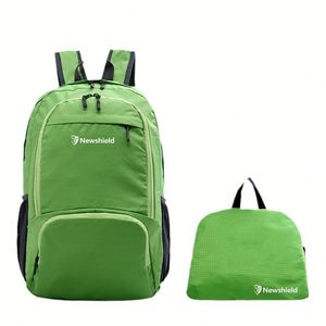 Mochila Ligera Plegable para Senderismo y Viajes, Mochila Impermeable para Actividades al Aire Libre con Logotipo Personalizado, Bolsa Deportiva Promocional Compacta - Product Image 3