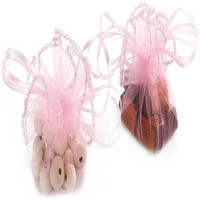 Sacs d'emballage créatifs en organza pour mariage avec poignée à cordon de serrage et tulle à paillettes pour bonbons et œufs