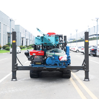 Foreuse pneumatique pour puits d'eau, diesel, DTH, avec compresseur d'air, certifiée CE, directement de l'usine