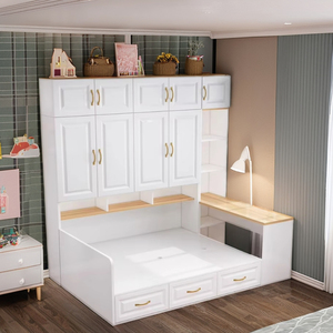 Combinazione Moderna e Semplice in Legno Massello per Arredamento della Cameretta dei Bambini - Armadi Disponibili a Prezzi Scontati - Product Image 4