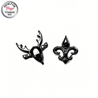 Boucles d'oreilles Freya en titane ASTM F136 plaqué PVD noir, hypoallergéniques, pour cartilage, hélix, tragus, labret, bijoux de piercing corporel, vente en gros