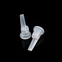 Bouchon réducteur d'orifice en plastique de 18 mm, insert compte-gouttes transparent, bouchon de bouteille d'huile essentielle, assemblage de col, taille personnalisée disponible