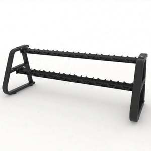 Support de Rangement Hexagonal à Double Niveau et Trois Couches pour Haltères, Équipement de Fitness Commercial Professionnel et Domestique, en Tube Renforcé, USA Mairun - Product Image 6