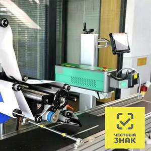 Machine de marquage laser à production continue automatique avec système d'inspection par vision, dispositif de marquage de code QR variable pour l'emballage - Product Image 2