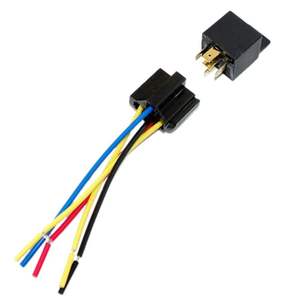 Enchufe de relé <span class=keywords><strong>WQE</strong></span> WL02 30A/40A 12V/24vdc con cable de 4/5 pines para relé de coche/relés automáticos - Product Image 4