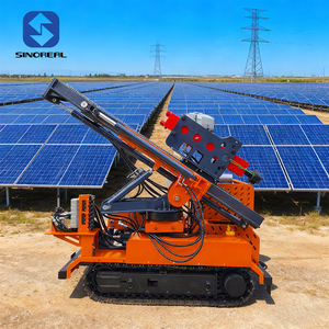 Mesin Pemasang Tiang Pancang Mini 4500mm Tinggi Pancang 15m Kedalaman Pengeboran Palu Hidrolik 980J Energi Benturan Terpasang di Crawler Bertenaga Mesin - Product Image 3