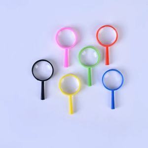 어린이 들고 미니 돋보기 28 미리메터 컬러 독서 플라스틱 작은 돋보기 아크릴 - Product Image 2