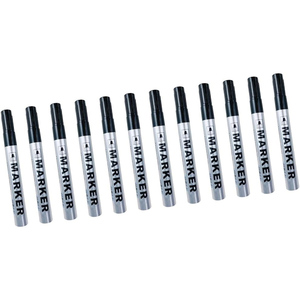 Marcadores Permanentes Resistentes al Agua, Color Negro/Azul/Rojo, Tinta No Tóxica, para Tela y Plástico, Venta al Por Mayor - Product Image 1