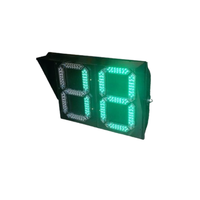 Hot Sale Wiederauf ladbare große digitale Countdown-Timer Fahrzeugs ignal leuchte Rot Gelb Grün Farbe Ampel