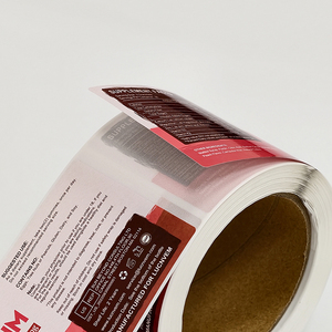 Etiquetas en rollo impresas a todo color personalizadas, pegatinas de vinilo autoadhesivas en rollo para empaques de botellas de suplementos - Product Image 3