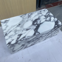 Table basse carrée moderne de style nordique en verre et fer forgé avec plateau en marbre pour café ou décoration de salon