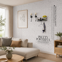 Panneau mural 3D en mousse XPE auto-adhésif moderne, imperméable, plaque décorative pour la maison, la salle de bain, la chambre à coucher