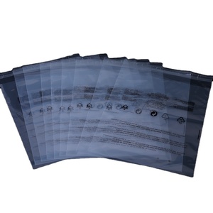 Segnaletica di avvertimento borsa EVA scrub cerniera auto-sigillata borsa abbigliamento biancheria intima pantaloni camicia PE sacchetto di plastica - Product Image 1