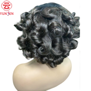 ผมแท้ 100% แบบเวอร์จิ้น  5x5 ลูกไม้ติดด้านหน้า  ทรงบ๊อบลอนคลาย สำหรับผู้หญิง - Product Image 4