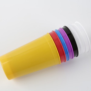 22盎司廉价促销简单光滑个性化一次性塑料派对杯 - Product Image 3