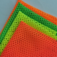 Tissu en maille 100% Polyester couleur fluoro finition tissu tricoté doublure intérieure tissu pour veste de vêtement chaussures de Sport sac Offre Spéciale