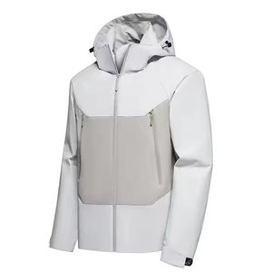 Vêtements de sport pour hommes, vêtements de sport à fermeture éclair complète, coupe-vent pour entraîneurs sportifs, veste à capuche en polyester de différentes couleurs, veste populaire - Product Image 2
