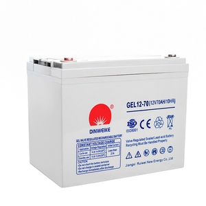 Batería Solar de Ciclo Profundo de Gel de 12V, Sellada, de Larga Duración, <span class=keywords><strong>70AH</strong></span>, Libre de Mantenimiento, de Plomo-Ácido, para Sistemas UPS - Product Image 1