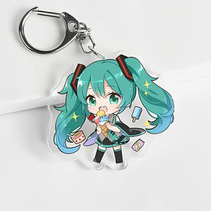 Personalizado lindo acrílico <span class=keywords><strong>Anime</strong></span> llavero UV impresión peso ligero al por mayor directo de fábrica dibujos animados promoción bolsa de regalo Accesorios - Product Image 3